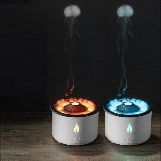 360ML Lava Volcano Design Flame Air Humidifier & Aroma Diffuser