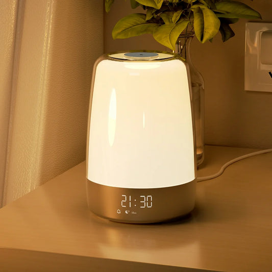 Sunrise Alarm Clock: Dimmable RGB Bedside Lamp