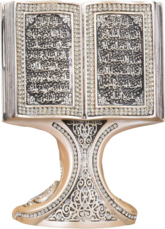 Ayatul Kursi Book Statue: Islamic Table Decor 