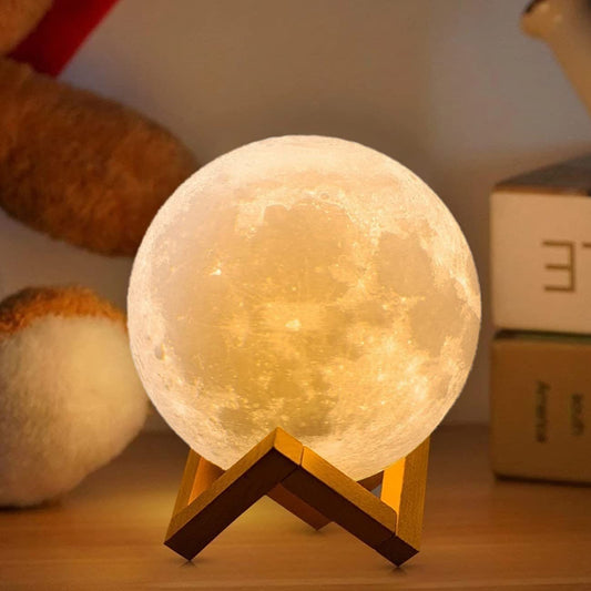 Moon Lamp 2024 Upgrade: 128 Colors, 3D Printing, Remote Control