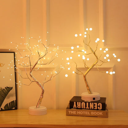 Luminous Tree Delight: LED Table Lamp for Any Occasion