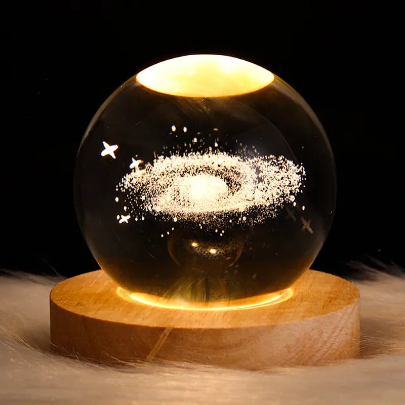Celestial Magic: Luminous Nebula Sphere for Enchanting Gifts